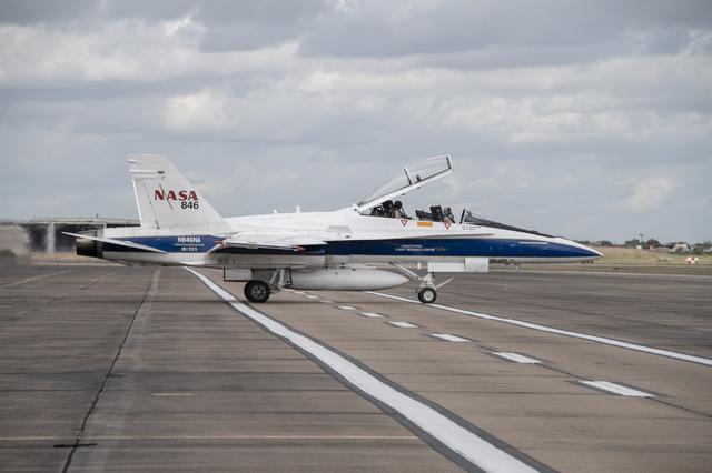 NASA image: NASA Ground Crews Prepare F/A-18 for QSF18 Takeoff