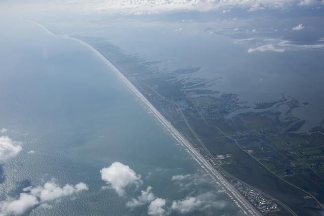 NASA image: Galveston as Seen From NASA F/A-18 Following Research Flight