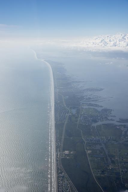 NASA image: Galveston as Seen From NASA F/A-18 Following Research Flight