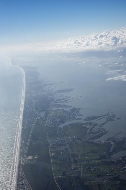 NASA image: Galveston as Seen From NASA F/A-18 Following Research Flight