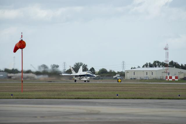 NASA image: NASA F/A-18 Takes Off for QSF18 Supersonic Flight