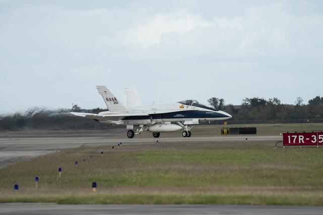 NASA image: NASA F/A-18 Takes Off for QSF18 Supersonic Flight