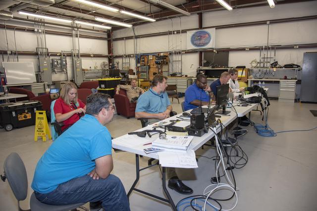 NASA image: NASA Flight Operations Crew Monitors Supersonic Flight