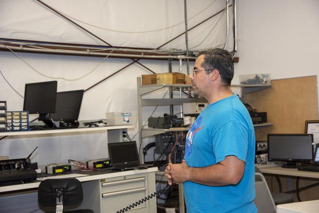 NASA image: NASA Flight Operations Crew Monitors Supersonic Flight