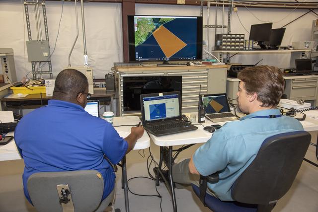 NASA image: NASA Flight Operations Crew Monitors Supersonic Flight