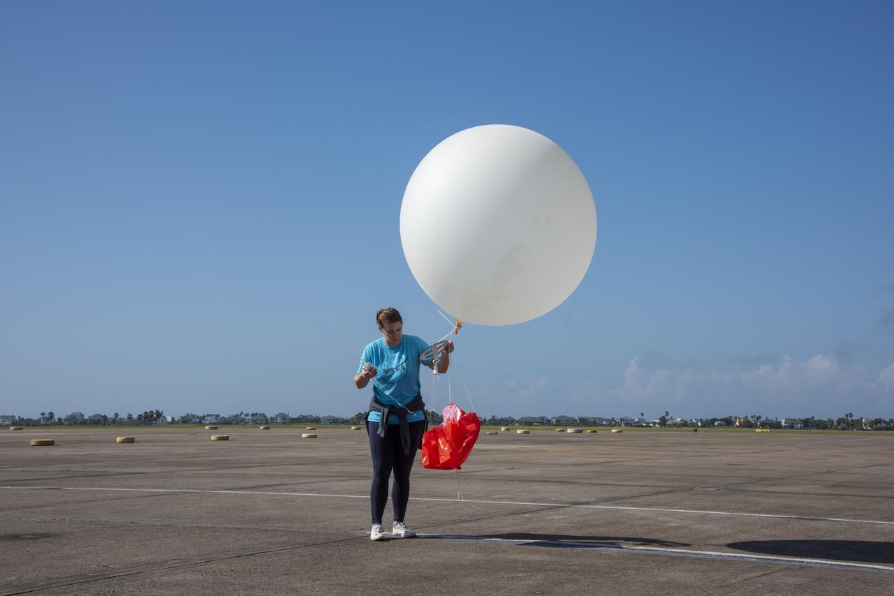 In order to make sure weather conditions are acceptable at multiple altitudes, NASA meteorologists on the ground conduct constant monitoring operations, and launch weather balloons to get accurate data for aircraft and pilot. 