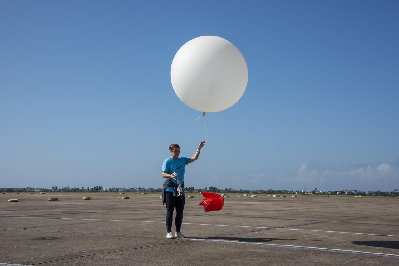 In order to make sure weather conditions are acceptable at multiple altitudes, NASA meteorologists on the ground conduct constant monitoring operations, and launch weather balloons to get accurate data for aircraft and pilot. 