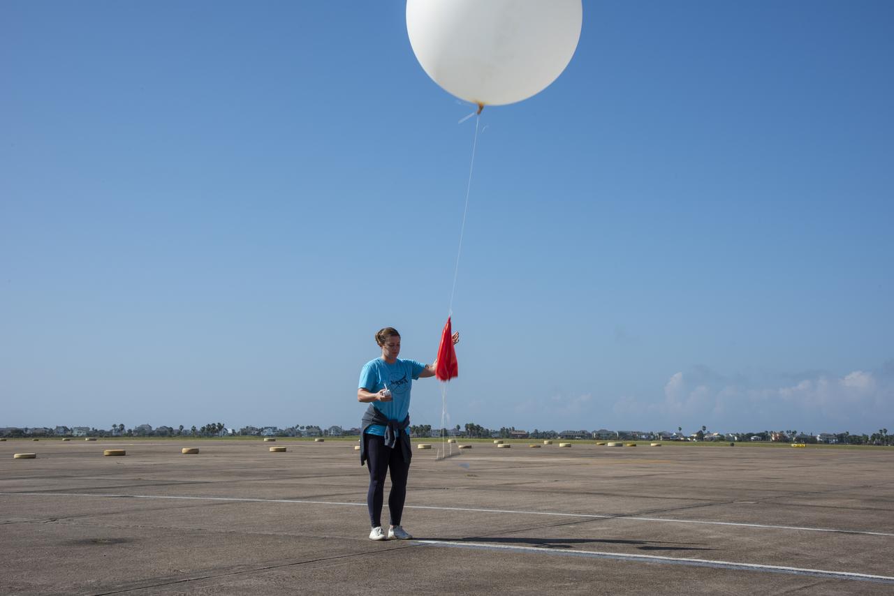 In order to make sure weather conditions are acceptable at multiple altitudes, NASA meteorologists on the ground conduct constant monitoring operations, and launch weather balloons to get accurate data for aircraft and pilot. 