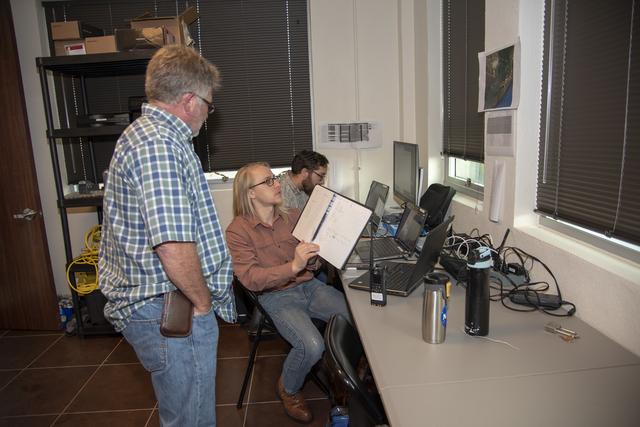 NASA image: QSF18 Field Research Team Monitors Data from Flight