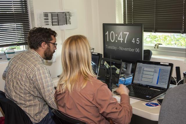 NASA image: QSF18 Field Research Team Monitors Data from Flight