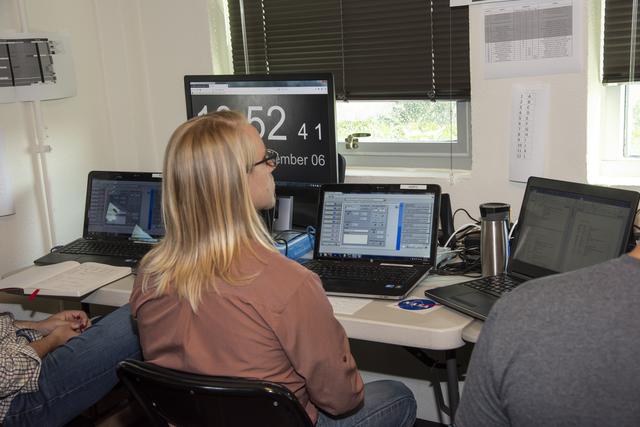 NASA image: QSF18 Field Research Team Monitors Data from Flight