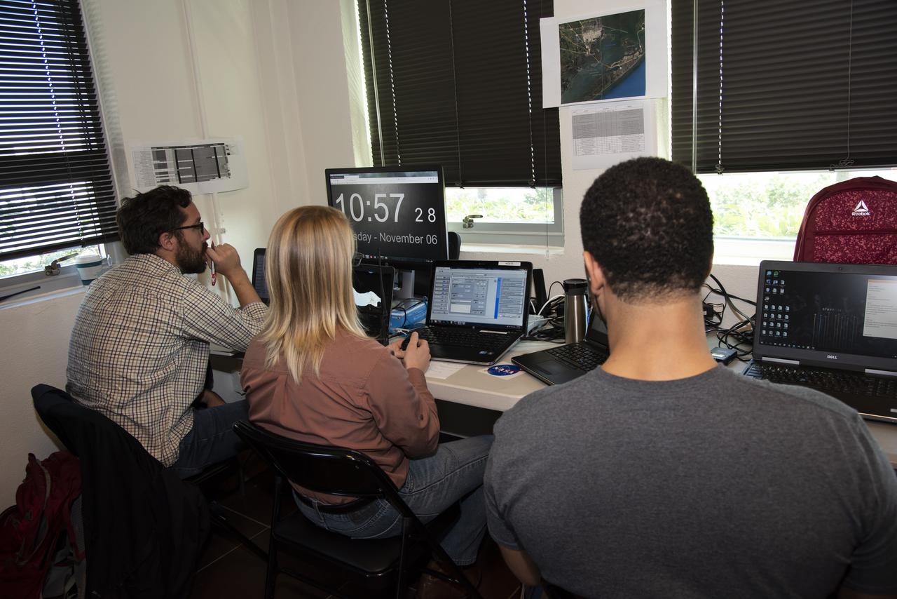 While NASA’s F/A-18 goes supersonic off the coast, a team of researchers monitor the flight and operate multiple sound monitor stations around Galveston and its surrounding area. This allows NASA to obtain accurate sound level data, which gets matched to community response data.