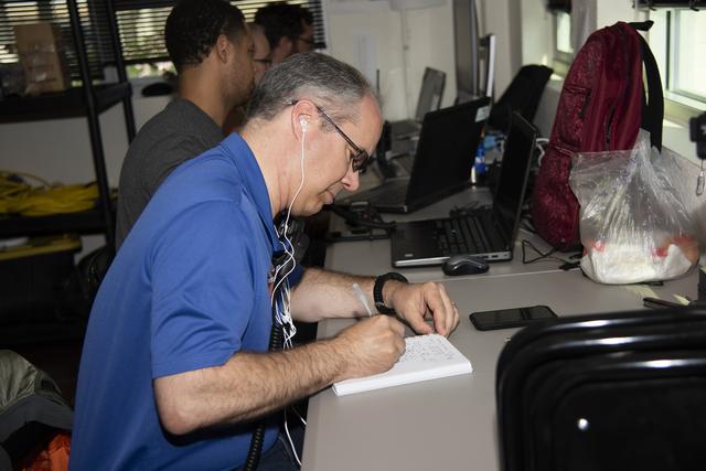 NASA image: QSF18 Field Research Team Monitors Data from Flight