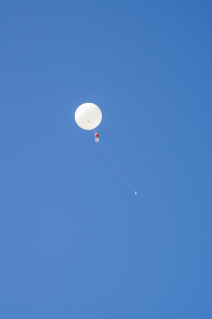 NASA image: NASA Meteorologists Launch Weather Balloon Before Research Flight