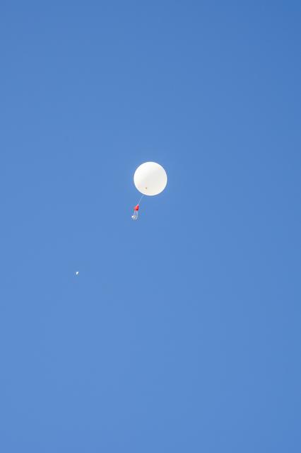 NASA image: NASA Meteorologists Launch Weather Balloon Before Research Flight