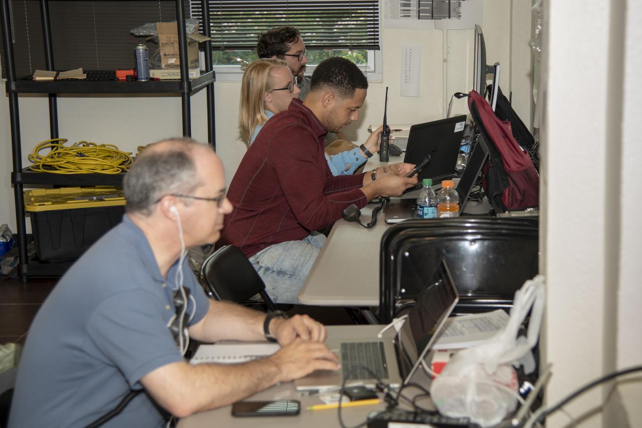 While NASA’s F/A-18 goes supersonic off the coast, a team of researchers monitor the flight and operate multiple sound monitor stations around Galveston and its surrounding area. This allows NASA to obtain accurate sound level data, which gets matched to community response data.