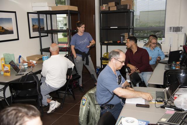 NASA image: QSF18 Field Research Team Monitors Data from Flight