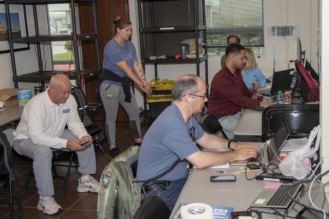 NASA image: QSF18 Field Research Team Monitors Data from Flight