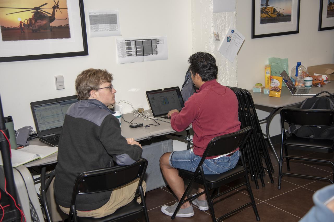 While NASA's F/A-18 goes supersonic off the coast, a team of researchers monitor the flight and operate multiple sound monitor stations around Galveston and its surrounding area. This allows NASA to obtain accurate sound level data, which gets matched to community response data.