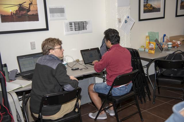 NASA image: QSF18 Field Research Team Monitors Data from Flight