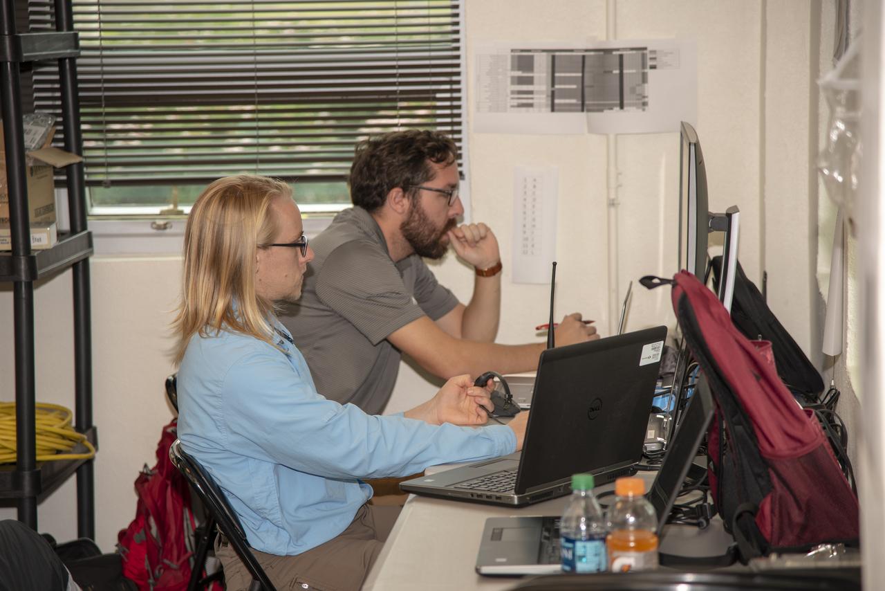 While NASA's F/A-18 goes supersonic off the coast, a team of researchers monitor the flight and operate multiple sound monitor stations around Galveston and its surrounding area. This allows NASA to obtain accurate sound level data, which gets matched to community response data.