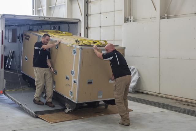 NASA image: TigerShark Delivered, Assembled at NASA Armstrong