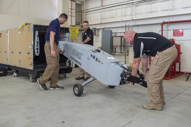 NASA image: TigerShark Delivered, Assembled at NASA Armstrong
