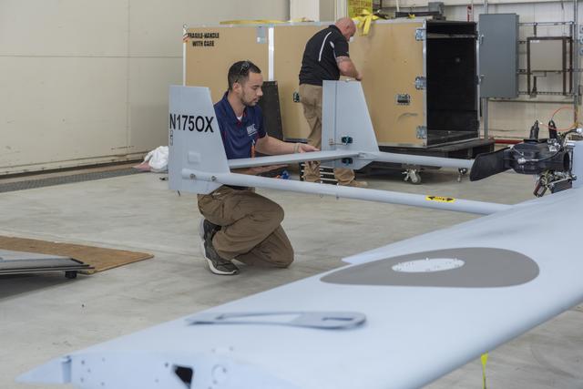 TigerShark Delivered, Assembled at NASA Armstrong