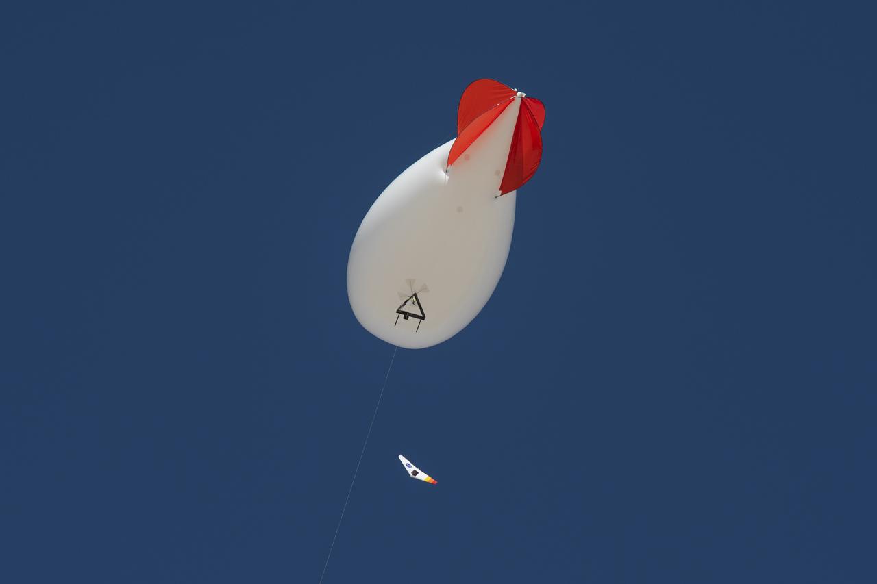The first of three Prandtl-M prototype aircraft was air launched Aug. 16, 2019, from an Aerostat blimp at NASA’s Armstrong Flight Research Center in California. Three different prototypes of varying size, two still in development, eventually will be air launched from a weather balloon at 100,000 feet to simulate the atmosphere on Mars. The validated Prandtl-M could give scientists options to fly sensors in the Martian atmosphere to collect weather and landing site information for future human exploration of Mars.