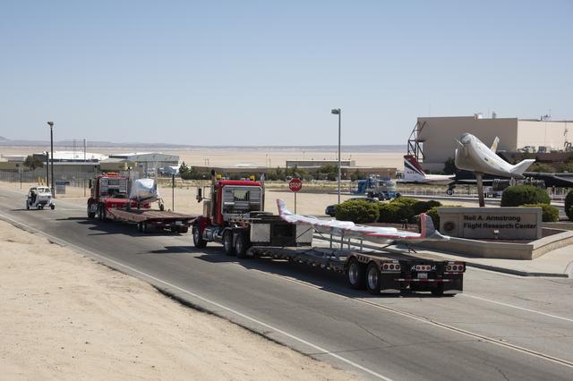 NASA image: X-57 Mod II Vehicle Arrives at NASA Armstrong