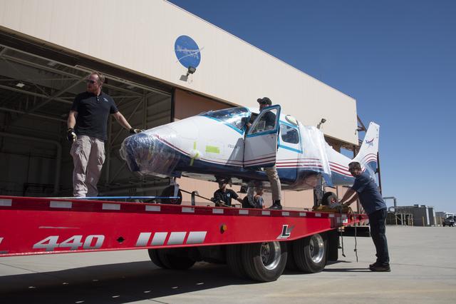 NASA image: X-57 Mod II Vehicle Delivered to NASA Armstrong