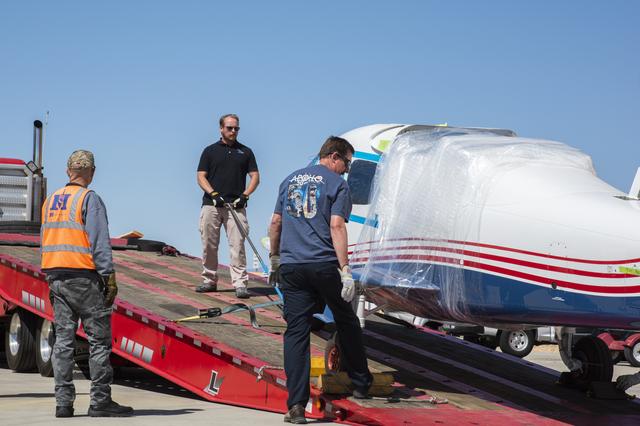 NASA image: X-57 Mod II Vehicle Delivered to NASA Armstrong