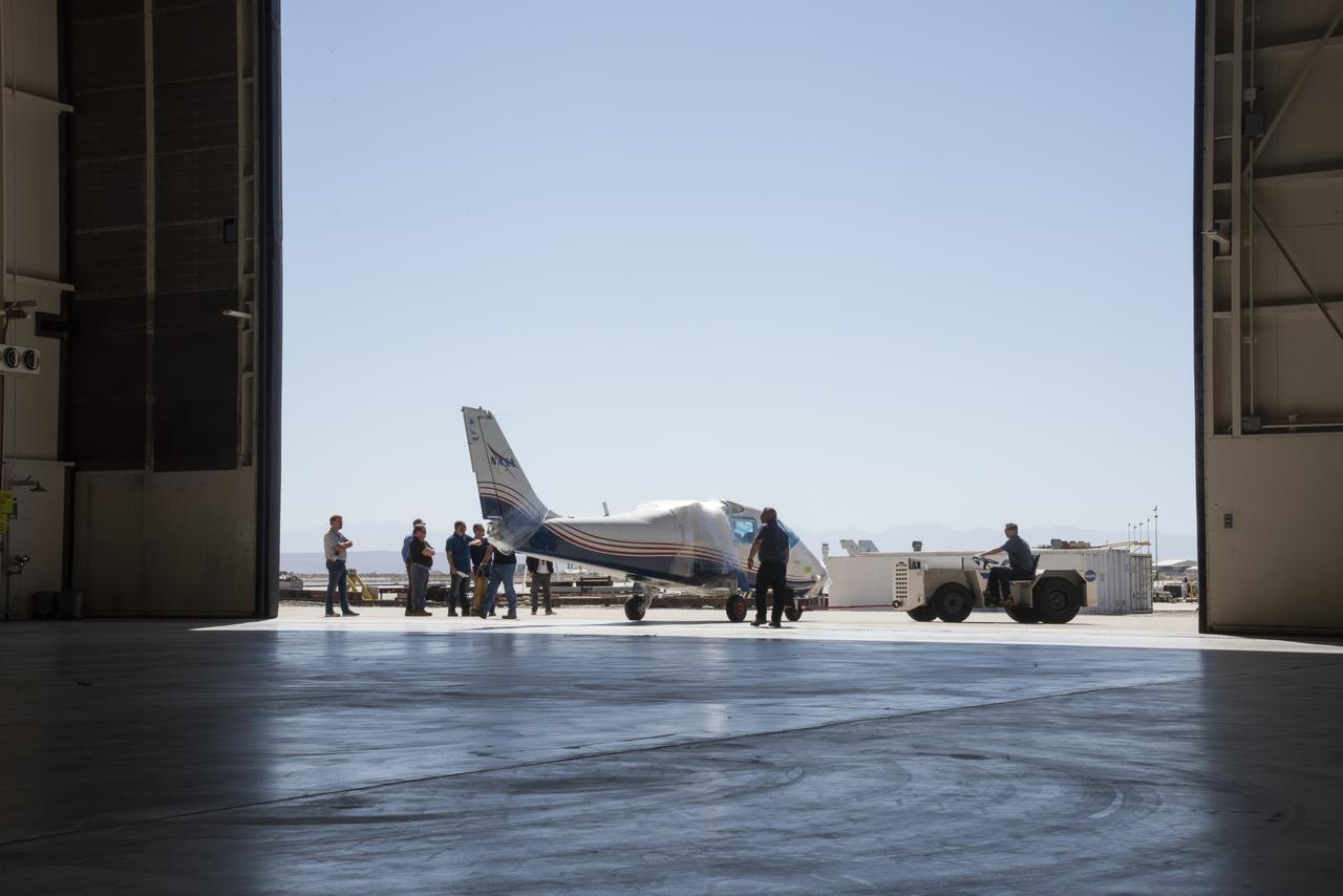 NASAâ€™s X-57 Maxwell, the agencyâ€™s first all-electric X-plane and first crewed X-planed in two decades, is delivered to NASAâ€™s Armstrong Flight Research Center in Edwards, California in its Mod II configuration. The first of three primary modifications for the project, Mod II involves testing of the aircraftâ€™s cruise electric propulsion system. Delivery to NASA from prime contractor Empirical Systems Aerospace of San Luis Obispo, California, marks a major milestone for the project, at which point the vehicle is reintegrated for ground tests, to be followed by taxi tests, and eventually, flight tests. X-57â€™s goal is to further advance the design and airworthiness process for distributed electric propulsion technology for general aviation aircraft, which can provide multiple benefits to efficiency, emissions, and noise.