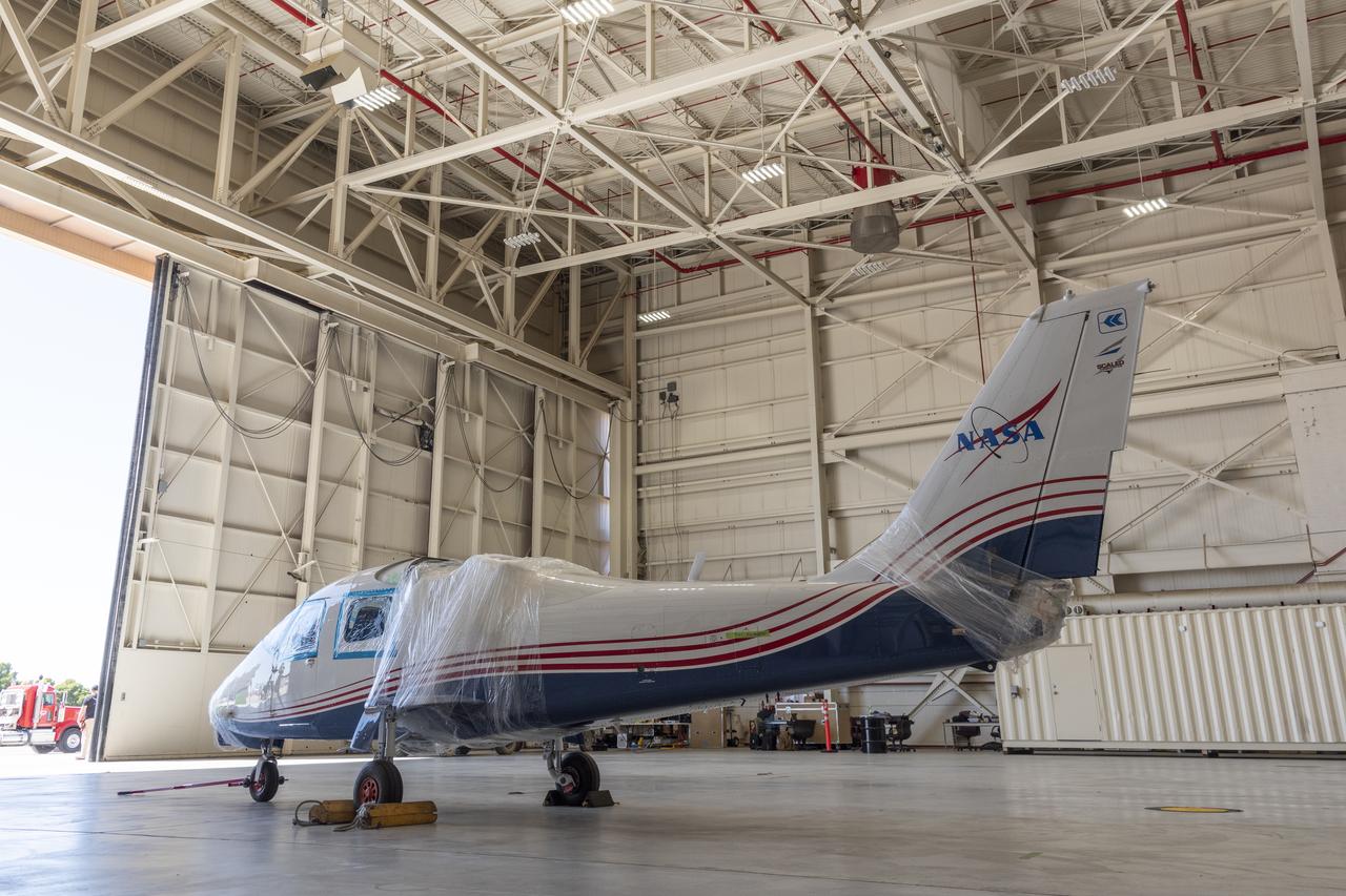 NASA’s X-57 Maxwell, the agency’s first all-electric X-plane and first crewed X-planed in two decades, is delivered to NASA’s Armstrong Flight Research Center in Edwards, California in its Mod II configuration. The first of three primary modifications for the project, Mod II involves testing of the aircraft’s cruise electric propulsion system. Delivery to NASA from prime contractor Empirical Systems Aerospace of San Luis Obispo, California, marks a major milestone for the project, at which point the vehicle is reintegrated for ground tests, to be followed by taxi tests, and eventually, flight tests. X-57’s goal is to further advance the design and airworthiness process for distributed electric propulsion technology for general aviation aircraft, which can provide multiple benefits to efficiency, emissions, and noise.