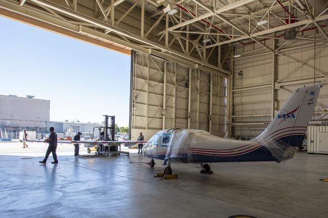 NASA image: X-57 Mod II Vehicle Delivered to NASA Armstrong