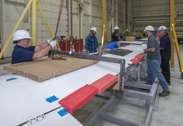 NASA image: X-57 Mod II Reassembly Begins at NASA Armstrong 