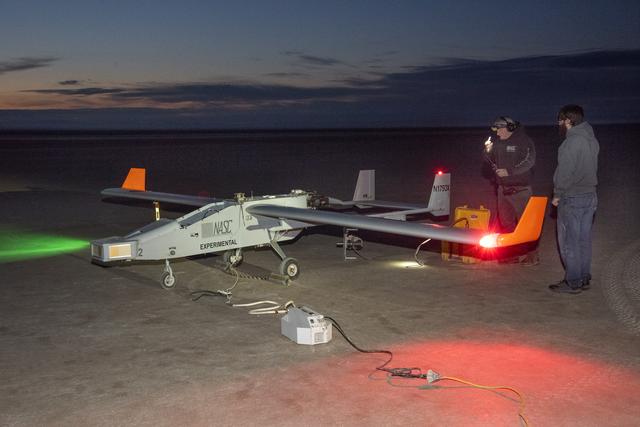 NASA image: The TigerShark Unmanned Aircraft