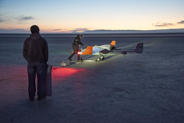 NASA image: The TigerShark Unmanned Aircraft