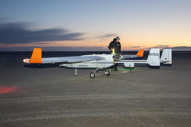 NASA image: The TigerShark Unmanned Aircraft