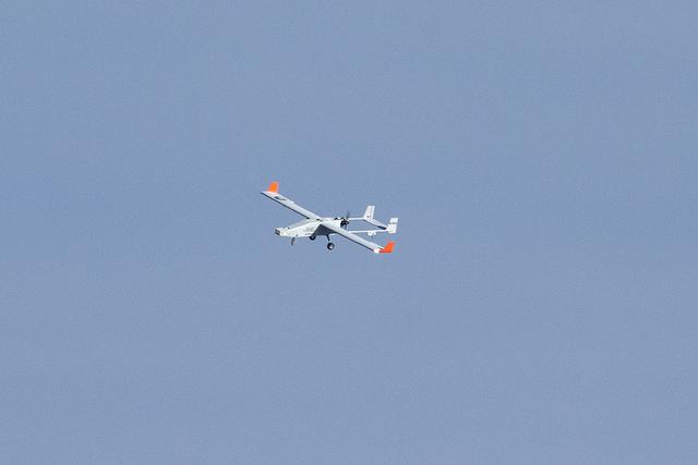 The TigerShark unmanned aircraft by Navmar Applied Sciences Corporation flew over the skies at NASA’s Armstrong Flight Research Center for the Unmanned Aircraft Systems integration in the National Airspace Systems, Flight Test Series Six (FT6) project. FT6 focused on low size weight and power sensors for Detect and Avoid (DAA) operations in controlled airspace to inform the FAA through the RTCA Special Committee DAA Working Group on the phase 2 minimum operational performance standards for DAA and air-to-air radar.