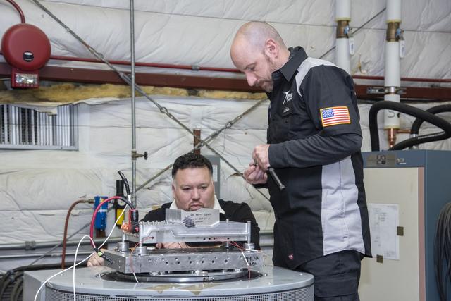 NASA image: Engineers Prepare X-57 Cruise Motor Controller for Vibration Testing