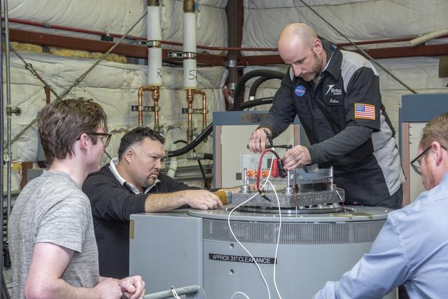 NASA image: Engineers Prepare X-57 Cruise Motor Controller for Vibration Testing