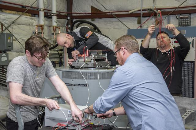 NASA image: Engineers Prepare X-57 Cruise Motor Controller for Vibration Testing