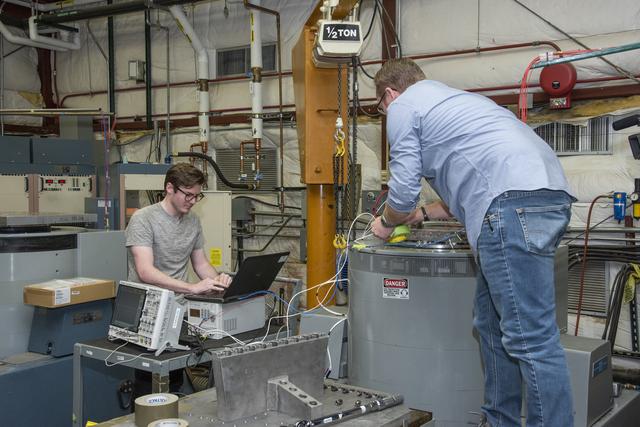 NASA image: Engineers Prepare X-57 Cruise Motor Controller for Vibration Testing