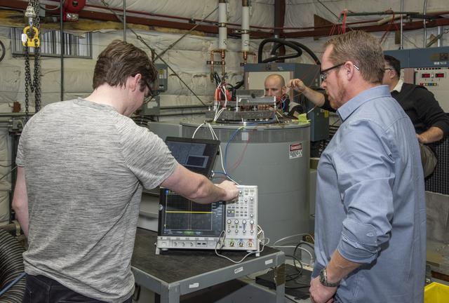NASA image: Engineers Prepare X-57 Cruise Motor Controller for Vibration Testing