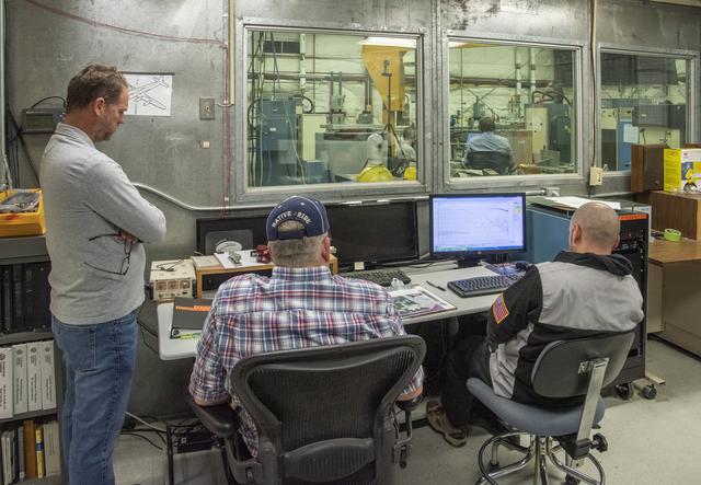 NASA image: X-57 Cruise Motor Controller Undergoes Vibration Testing