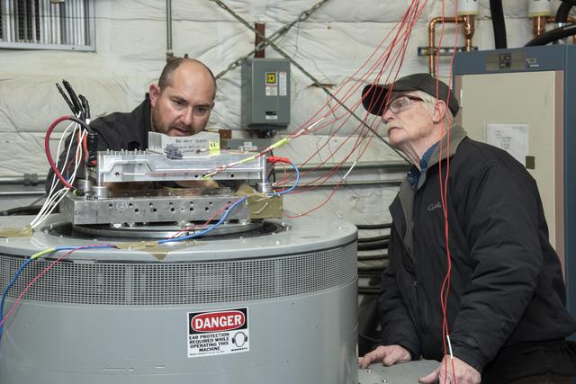 NASA image: Engineers Prepare X-57 Cruise Motor Controller for Vibration Testing