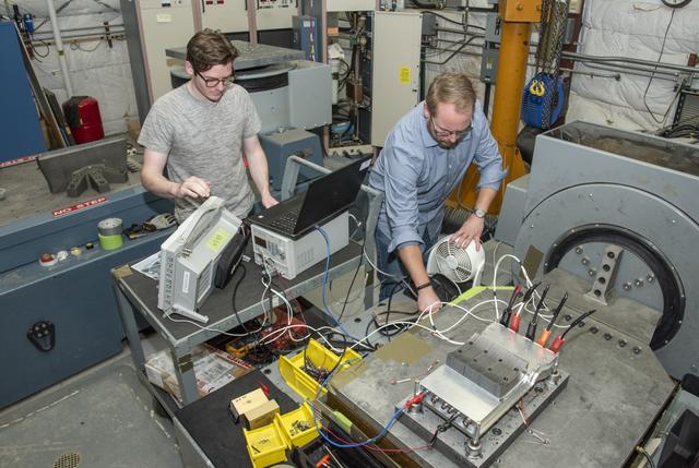 NASA image: Engineers Prepare X-57 Cruise Motor Controller for Vibration Testing