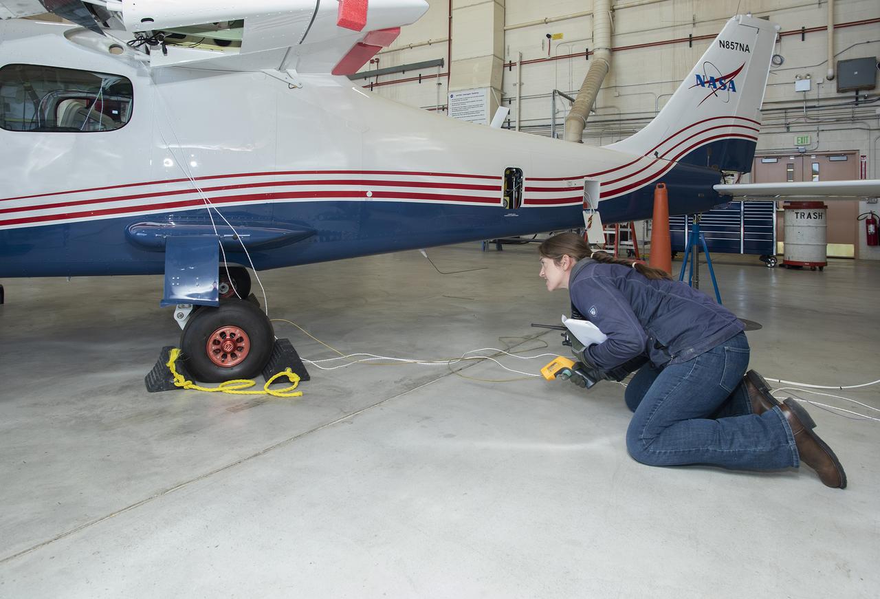 NASA engineers put the X-57 Maxwell, NASA’s first all-electric X-plane, through its initial telemetry tests at NASA’s Armstrong Flight Research Center in California, testing the aircraft’s ability to transmit data to teams on the ground. The data is packaged and transmitted down to ground assets, where it’s decoded into a format that can be presented to a flight control team to look at screens in real time for flight operations. X-57’s goal is to help set certification standards for emerging electric aircraft markets.