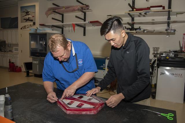 NASA image: Sam Maximizes Mars Airplane Internship